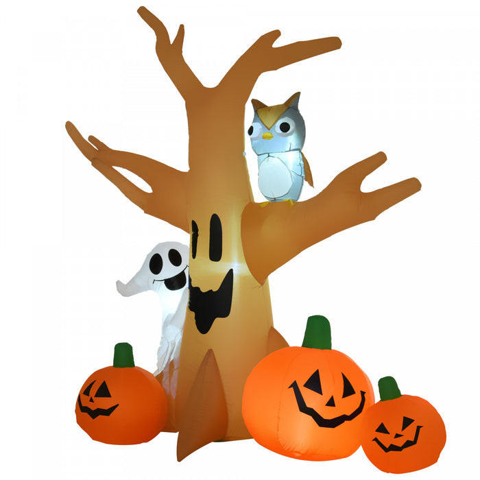 Homcom 8ft Haunted Tree Inflatable Halloween Decoration