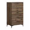 Musano 5-Drawer Chest - Natural Walnut