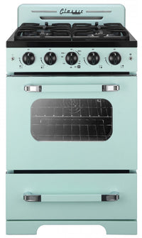 Classic Retro by Unique 24-Inch Convection Gas Range - UGP-24CR LG 