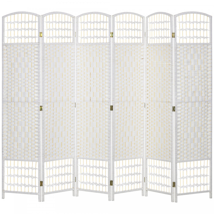 Homcom 6 Panel Folding Room Divider 5.6 Ft Privacy Screen