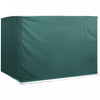Outsunny 3-seater Patio Swing Cover, Outdoor Garden Furniture Protection Hammock Glider Cover, Waterproof Dustproof Windproof, 85\" X 61\" X 59\", Dark Green