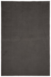 Elion Contemporary Charcoal Washable Rug 5'0