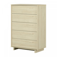 Noah 5-Drawer Chest Bleached Oak - South Shore 