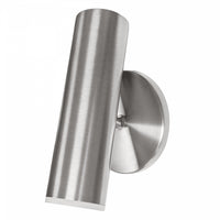Dainolite Constance LED Wall Sconce 6w Satin Chrome Frosted Acrylic Diffuser Lamp