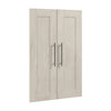 Bestar Pur 2-Door Set for Pur 25 W Closet Organizer - Ash Grey