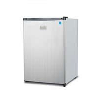 BCRK Series BLACK+DECKER 2.5 Cu. Ft. Compact Refrigerator, BCRK25V, Stainless Look 