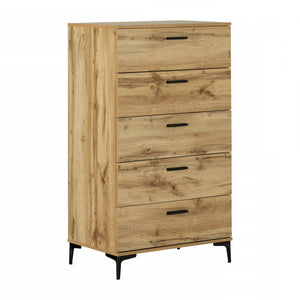 Musano 5-Drawer Chest - Nordik Oak