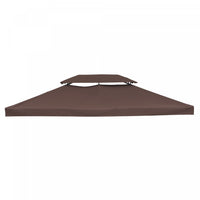 Outsunny 13.1' X 9.8' Gazebo Replacement Canopy 2 Tier Top Uv Cover Pavilion Garden Patio Outdoor, C