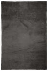 Argo Plush & Shags Charcoal Washable Rug 8'0\" x 10'0\" Indoor Area Rug