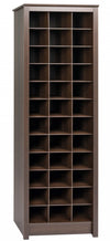 Thirty-Six Pair Shoe Storage Rack - Espresso