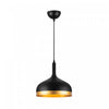 Dash Collection 12\" Pendant Ceiling Light - Black & Gold