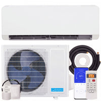 HOMCOM 12000 BTU Mini Split Air Conditioner, 22 SEER2 Wifi Enabled AC Unit