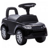 Qaba Ride on Push Car, Licensed Land Rover Sliding Walking Car Foot to Floor with Anti-Tip Device, Under-Seat Storage, Horn, Engine Sounds for Toddlers 18-36 Months, Black