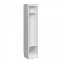 Narrow Entryway Organizer - White