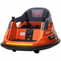 Aosom 12v Bumper Car Electric Powered Ride-On Car For Kids, 360° Rotation Kids Car With Remote Contr
