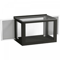 PawHut Acrylic Cat Window Catio, Catio Outdoor Enclosure with Wooden Frame, Cat Window Box with Waterproof Roof for Sunbathing, Napping, Enjoying The Outdoor Sight, for 25