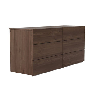 Nordika James 6-Drawer Dresser - Truffle