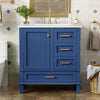 Olivia 30\" Bathroom Vanity with Sink Combo and Storage Drawers,Blue