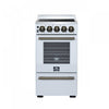Forno Pallermo 20 Inch Electric Range in White, 2.05 cu.ft. - FFSEL6051-20WHT