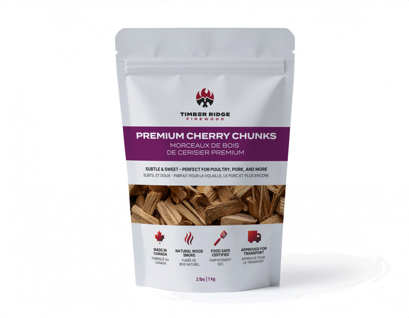 SM Cherry Wood Chunks Reseal Bag Case