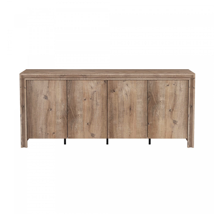 Corin Contemporary 60\" Sideboard in Brown (4-Door)