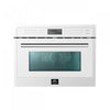 Forno Oliena Espresso White 24-Inch Built-In Microwave, 1.6 Cu.Ft. - FMWDR3093-24WHT