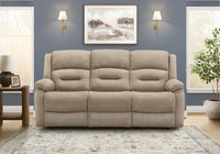 Small 3-Seater Power Reclining Upholstered Sofa, 70