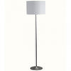 Metal Floor Lamp - Brushed Steel