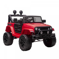 Aosom 12v Ride On Car Off Road Truck For Kids Suv Electric Battery Powered With Remote Control, Adju