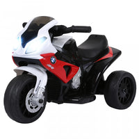 Aosom Kids Motorcycle, 6v Battery Powered Ride-On Toddler Motorcycle With Headlight, Music, 3 Wheels