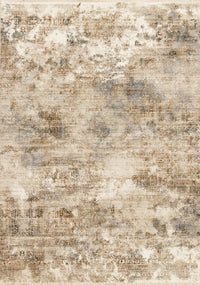 Sydney Beige Grey Cream Distressed Area Runner - 2'0