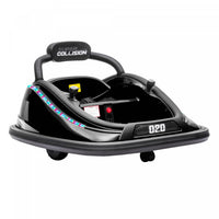 Aosom 12v Kids Bumper Car, 360° Rotation Electric Powered Ride-On Car, Twins Motor Battery Powered T