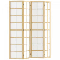 Homcom 4 Panel Room Divider, 5.6 Ft Folding Privacy Screen For Home Office