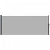 Outsunny 13' X 6' Retractable Side Awning, Garden Privacy Screen, Light Grey
