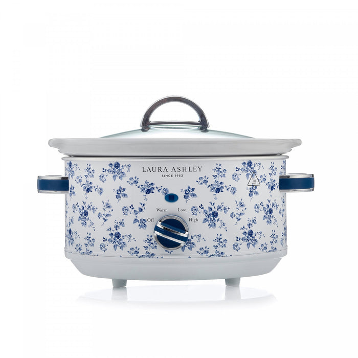 Laura Ashley 3.5 L China Rose Slow Cooker - VQ-SLWC3L-LACR-CA