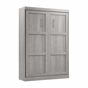 Bestar Pur 59 W Full Murphy Bed - Platinum Grey