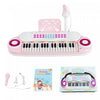 Costway 37-Key Keyboard Piano Electronic Musical Instrument Pink