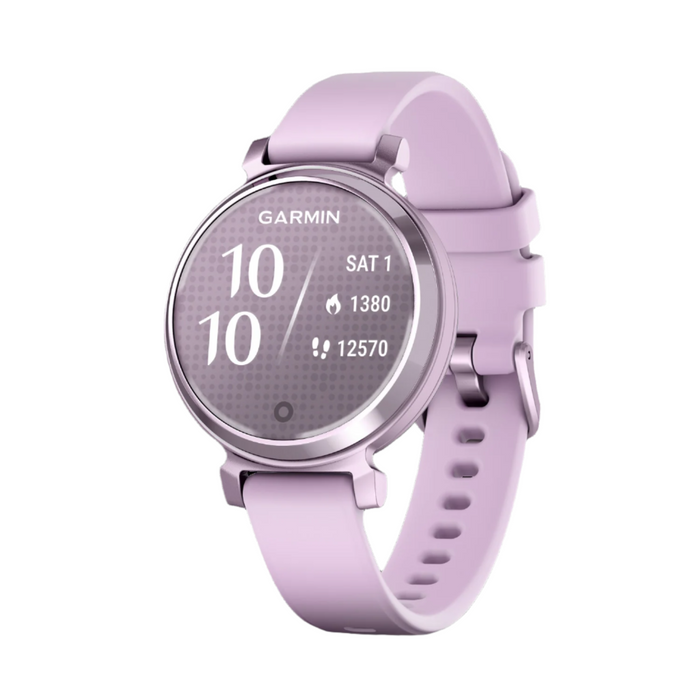 Garmin Lily™ 2 Smartwatch - Health Tracking With Stylish Patterned Lens, Touchscreen - Lilac