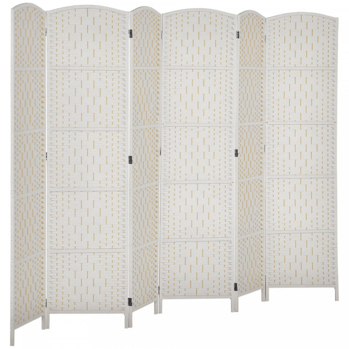 HOMCOM 6 Panel Folding Room Divider Privacy Screen Indoor Home Decoration