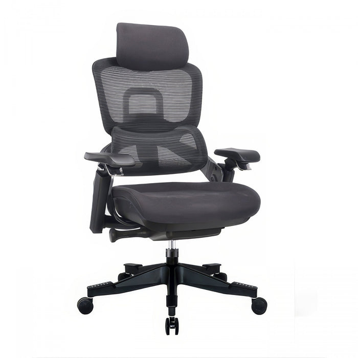 TygerClaw Ergonomic Executive Office Chair with Retractable Leg Support