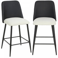 HOMCOM Bar Stools Set of 2, 26