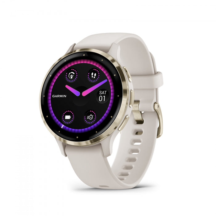 Garmin Venu® 3s Gps Smartwatch - Health Tracker W/14 Days Battery Life, 41mm - Ivory Case