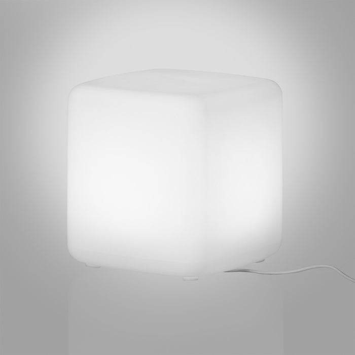 Dalya Lighted Side Table White - South Shore Coffee Table