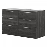 Step One Essential 6-drawer Dresser - Gray Oak 
