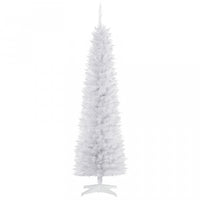 Homcom 6ft Pencil Artificial Christmas Tree With 390 Branches