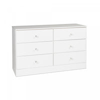 Astrid Kids 6-Drawer Dresser - White