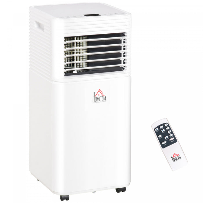 HOMCOM 8000 BTU Air Conditioner, Quiet AC Unit with Remote Control, White