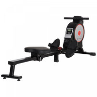 Soozier Magnetic Rowing Machine, Foldable Rower With 8 Level Resistance, Digital Monitor & Transport