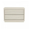 Navis Contemporary 32\" Nightstand in Whitewashed Oak (2-Drawer)