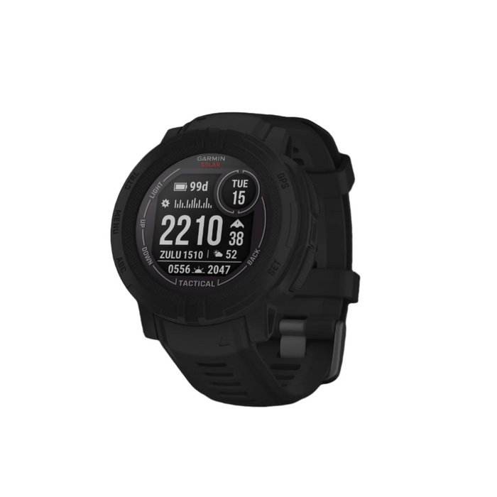 Garmin Instinct® 2 Solar Tactical Edition Gps Smartwatch - Hiking With Multi-gnss Support - Black